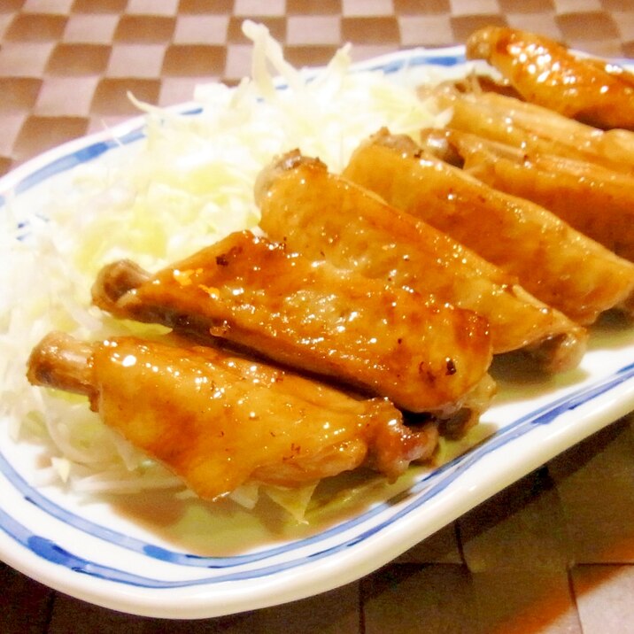 簡単！手羽中の甘酢焼き